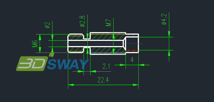 Phụ kiện máy in 3d e3d Đầu phun V6 đầu cuối vòi phun nóng Bộ đo nhiệt độ sưởi ấm Bộ cung cấp 1,75mm