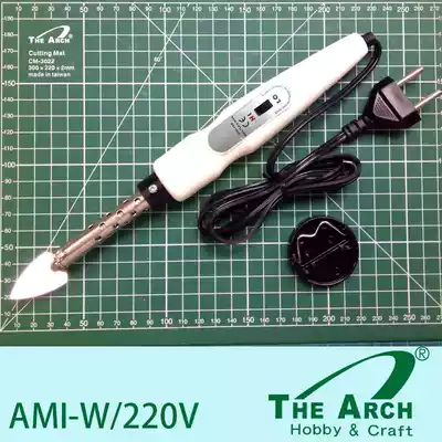 Taiwan DIY patchwork finisher pen-shaped mini iron black and white
