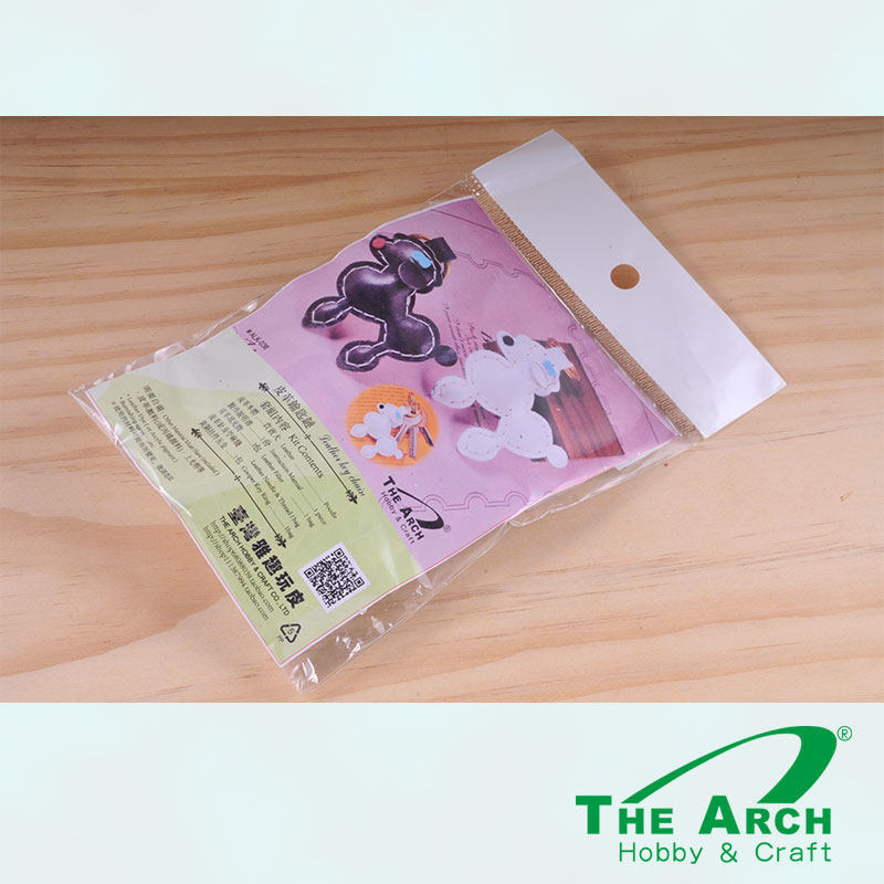 Elegant Leather Mini Material bag Mini Poodle Key Pendant pendant