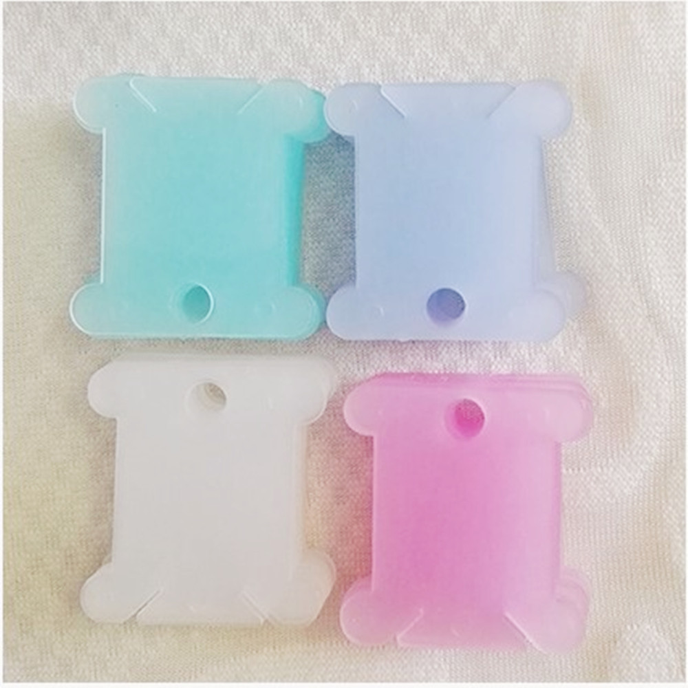 Cross embroidered winding plate plastic winding plate 1 bag (one color) 20 pieces