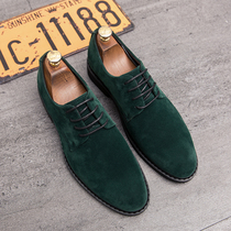 Mens Business Zheng Softbottom Soft Face Leather Shoes Man to Work Chaulemen Summer Korean version Inn Pointed Casual Mens Shoes