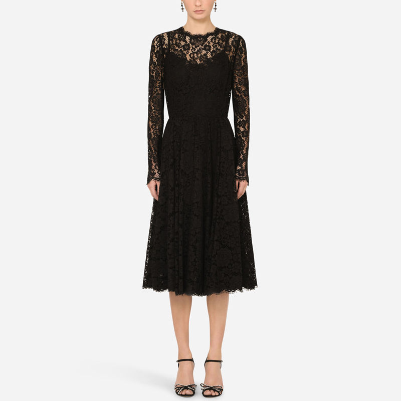 Evening Dress Lace High-End Dress 2025 New Style Aura Queen Party Stage Solo Performance Unique Mini Dress Summer