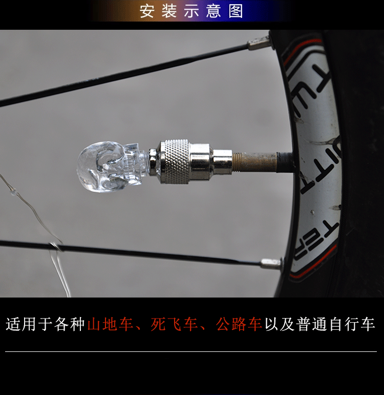 Lumière vélo HASKY - feux de Valve - Ref 2399801 Image 33