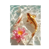 Алмазная картина Золотая рыбка Кои Рыбы ручной работы Алмазная вышивка крестиком 2025 Новая гостиная вход полная алмазная наклейка в китайском стиле