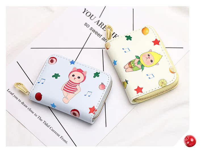 Gói thẻ Accord nhỏ Nữ dễ thương Bộ thẻ kinh doanh nhỏ của Hàn Quốc Bộ thẻ thẻ cá nhân Bộ thẻ Thẻ công suất lớn ví cầm tay nam lv