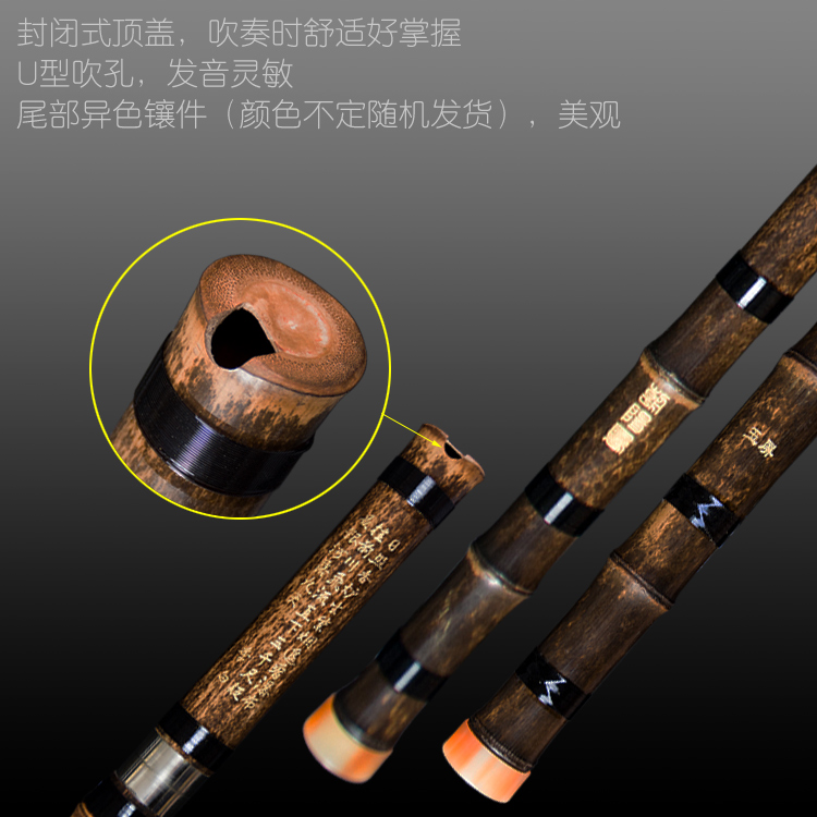 Lỗ 8 lỗ 箫 箫 tre instrument nhạc cụ hai phần người mới bắt đầu chơi tám lỗ Một giai điệu G điều chỉnh F điều chỉnh nhạc quốc gia tùy chọn cổ cầm và đàn tranh