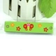 Phim hoạt hình bằng gỗ đôi hàng dễ thương Harmonica trẻ em người mới bắt đầu chơi nhạc cụ chơi giai điệu nhạc piano đồ chơi món quà nhỏ - Đồ chơi nhạc cụ cho trẻ em