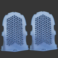 Силиконовый синий массажер, 2 упаковки