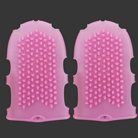 Силиконовый розовый массажер, 2 упаковки