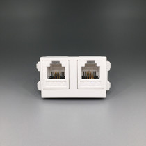 Dual telephone socket two-digit dual telephone interface socket 2-hole two-port telephone socket type 128