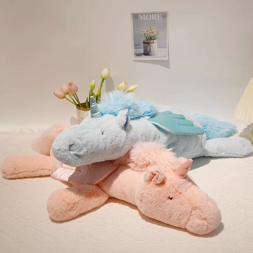 Милая радужная плюшевая игрушка, тряпичная кукла, подушка для сна, единорог, подарок на день рождения