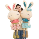 Плюшевый кролик, игрушка, милая подушка, тряпичная кукла для сна, белый кролик