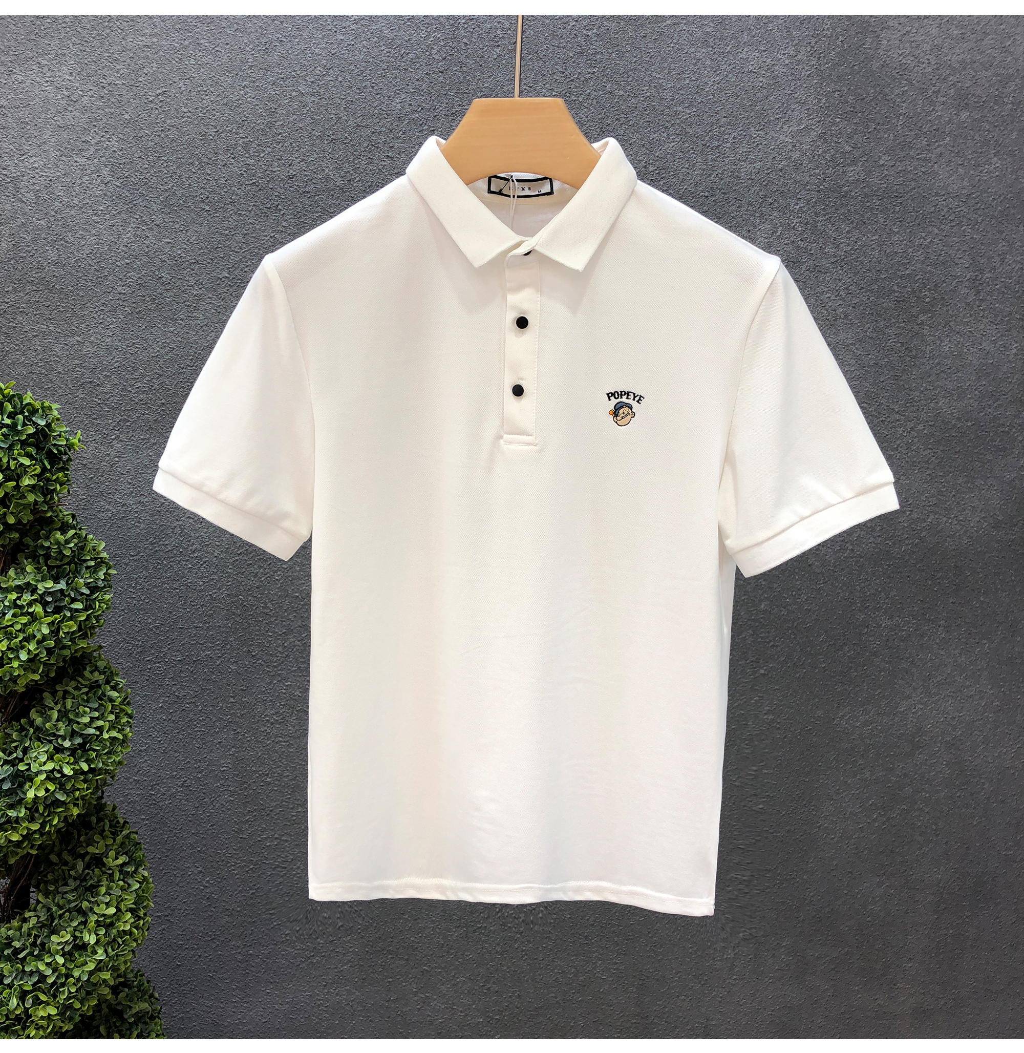 Cartoon printed Polo shirt, t-shirt, trendy brand, youth 2023 summer new men's short collar and half sleeved_voghion.com