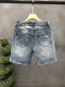 ໂສ້ງຂາສັ້ນ denim ທີ່ມີຄຸນະພາບສູງຂອງຜູ້ຊາຍທີ່ມີທ່າອ່ຽງໃນລະດູຮ້ອນ 2026 ໂສ້ງຂາສັ້ນເຄິ່ງກາງຂອງຜູ້ຊາຍ