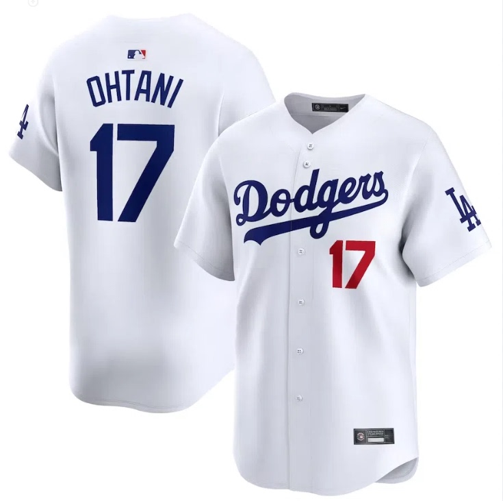 Dodgers Jersey Los Angeles Dodgers No. 17 Ohtani Shohei Ohtani Men's and Women's Baseball Uniform