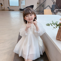 Girls' Dresses Spring Autumn 2022 New Children's Western Style Kids Tutu Princess Skirts Baby Fairy Skirts