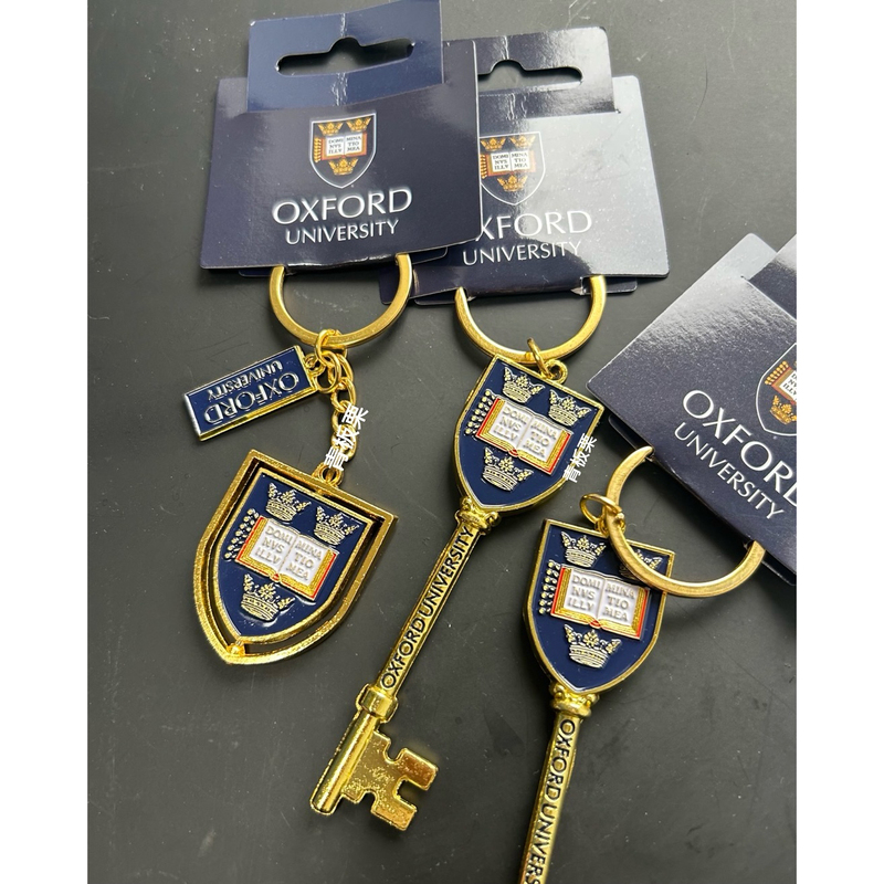 Authentic In-Stock Oxford University Keychains, Genuine Travel Souvenirs, and Keychain Collection