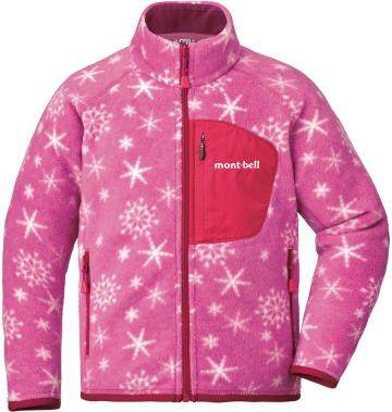 Montbell CP100 Print Jacket Toddler Children's Thin Fleece Jacket (90-160CM Height)