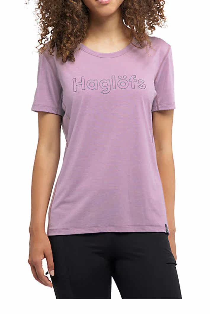 (Shijia) Haglofs Nordryggen Tee Matchstick Women's Deodorant Breathable Quick Dry T-Shirt