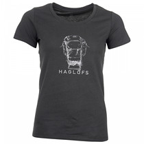 (Shi Jia)Haglofs Mirth Tee matchstick womens organic cotton printing breathable T-shirt 603514