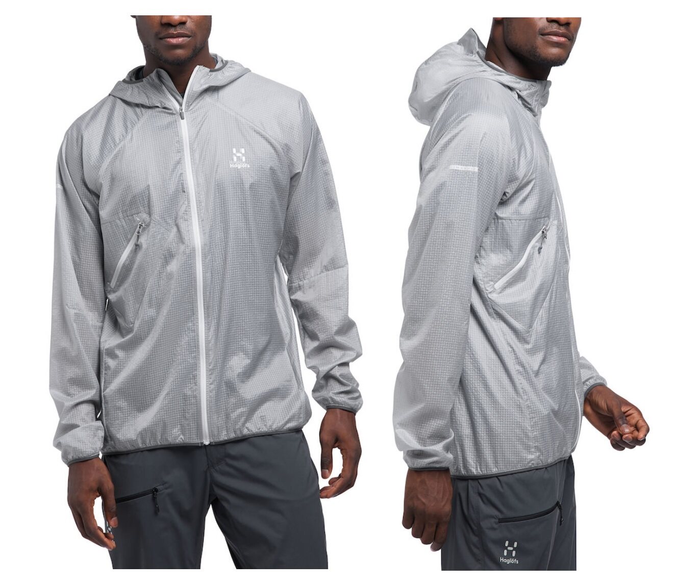 (Shi Jia) Matchstick Haglofs L I M Shield Comp Hood Men's Ultralight Trench Coat