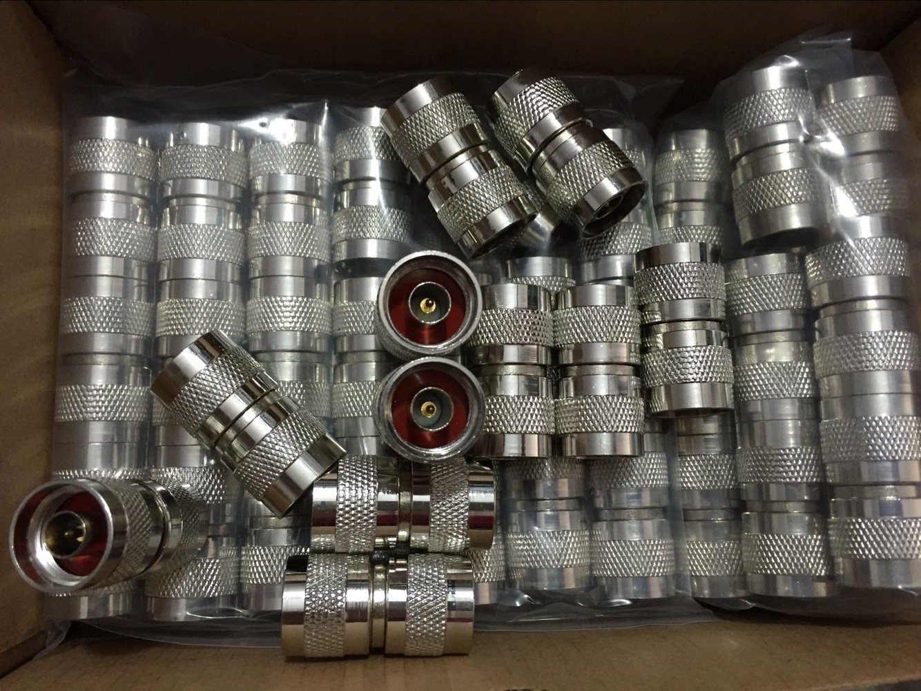 New high quality N Gongtou Double-channel N-JJ Shuangyang Head Double Public Head 50-12 Superconnector 1 2 Feed Line Transfer