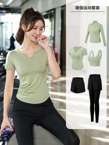 Одежда для йоги, спортивный осенний быстросохнущий комплект для спортзала, изысканный стиль, для бега