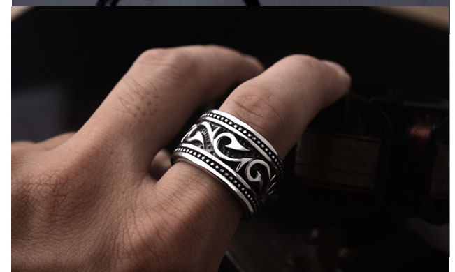 Bague homme PUNK ELEMENTS en Acier au titane - Ref 3088702 Image 18