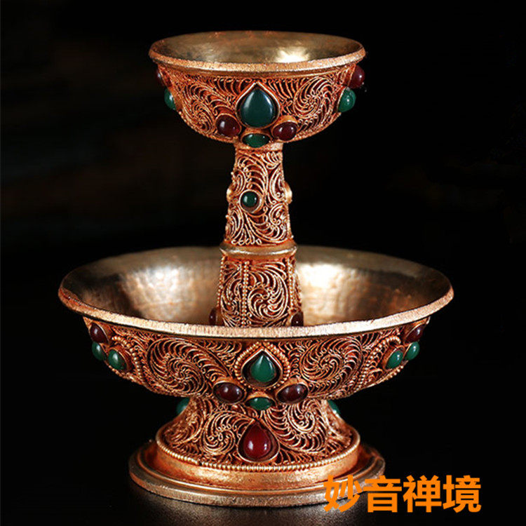 Hair Cup Nepalese Hair Cup Filigree Hair Cup