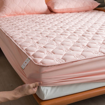 Full cotton bed Ogasawara single piece 40 pure cotton clip cotton non-slip mat sleet bed cushion protective sleeve antibacterial and anti-mite bed cover full bag