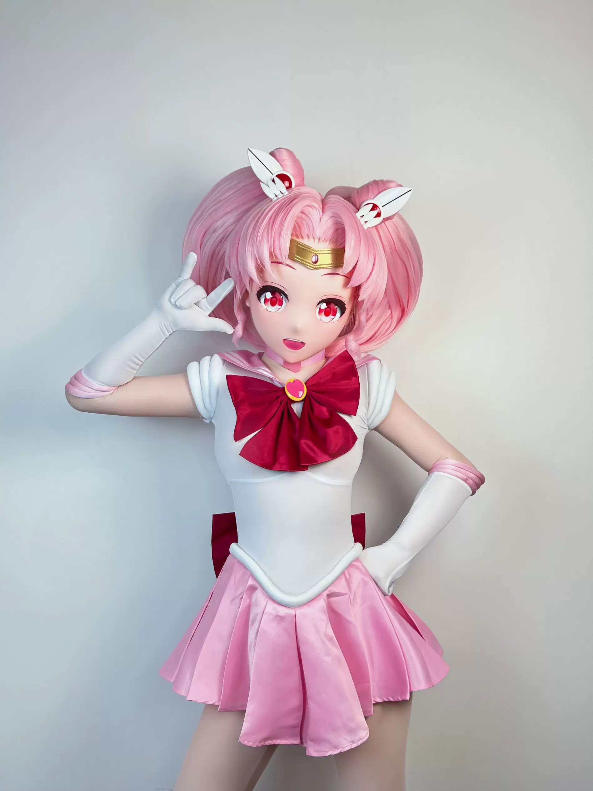 Hideyoshi кигуруми Маленький зайчик Красота Морской шар мальчик Kig голова раковина косплей