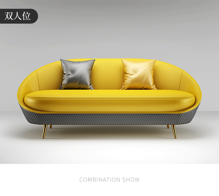 Sau khi ánh sáng sofa da sang trọng nhỏ gọn Hồng Kông-phong cách hiện đại kết hợp đơn ba chữ số của Bắc Âu cao cấp căn hộ nhỏ phòng khách sẵn sàng - Ghế sô pha sô pha giường