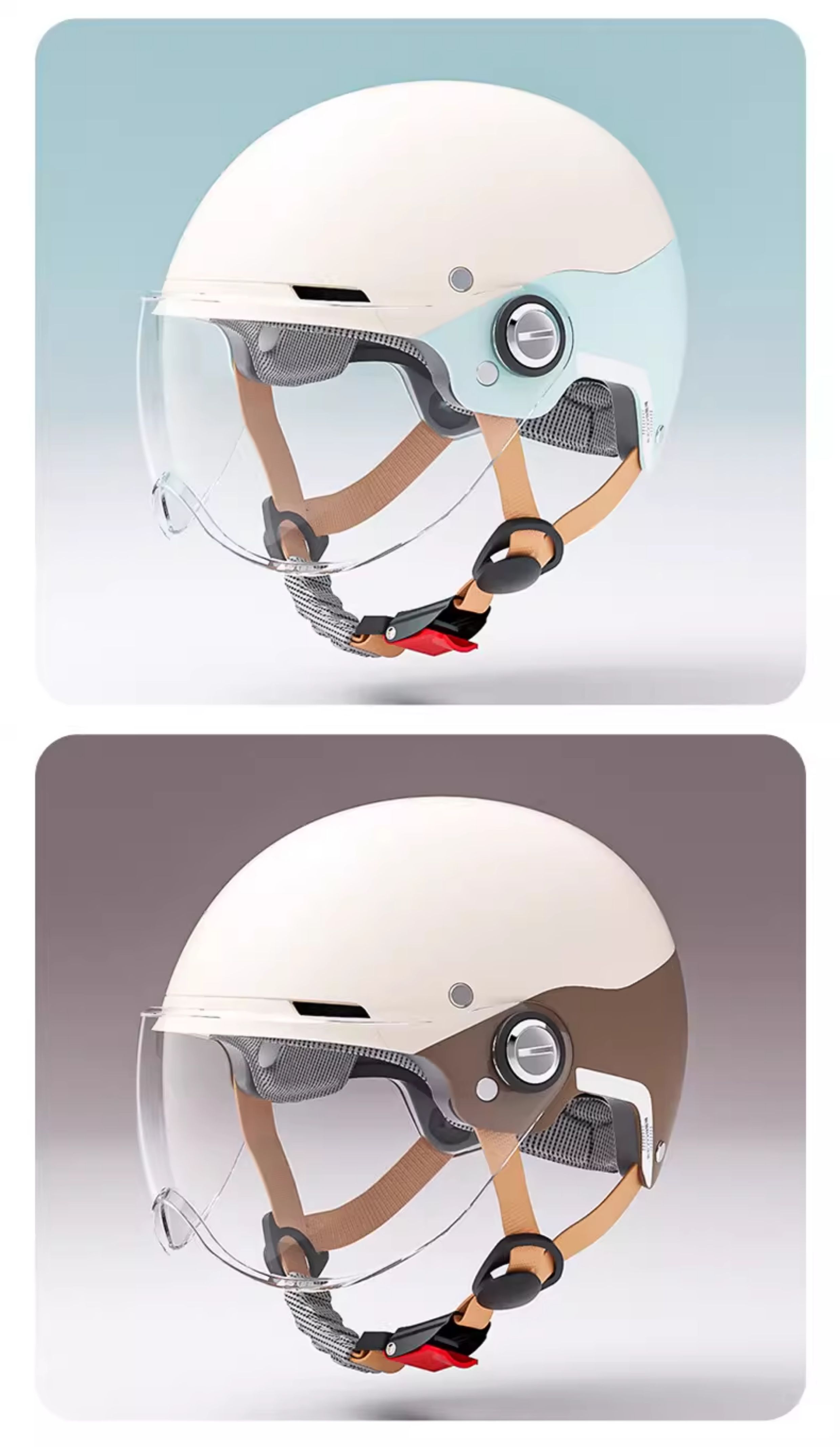 New national standard 3C certified motorcycle and electric vehicle helmet for men and women, summer safety helmet, breathable, sun-blocking, and sun-protective for electric scooters