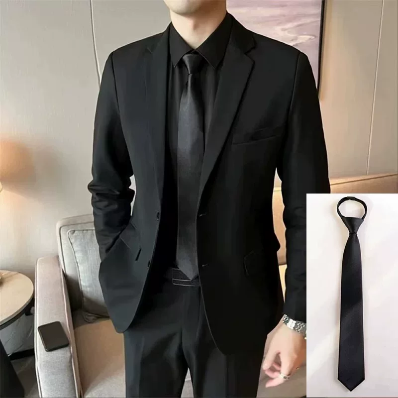 Мужской набор, классический пиджак костюма, платье, slim fit, корейский стиль