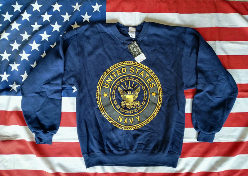 Imported from the United States Soffe Navy Physical Training Navy Reflective T-Shirt Short-Sleeved Military Version Pt Clothes