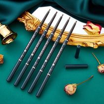 Tian cat u first tried the big card with extremely fine double head eyebrow pen lasting makeup not decolourizing waterproof and sweat-free and not fainting