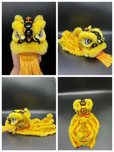 Wake -Up Lion Ornament Lion Head Net Red Non -Heritage Art Online Red Old Master Lion Gate To Foreigner Male Lion Teenager