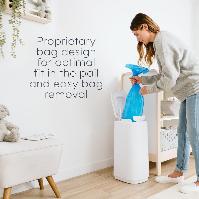 Jumbo Square 810 Replacement Genieeasyroll Diaper Pail 30 Bags 25 Bags Replacement Box