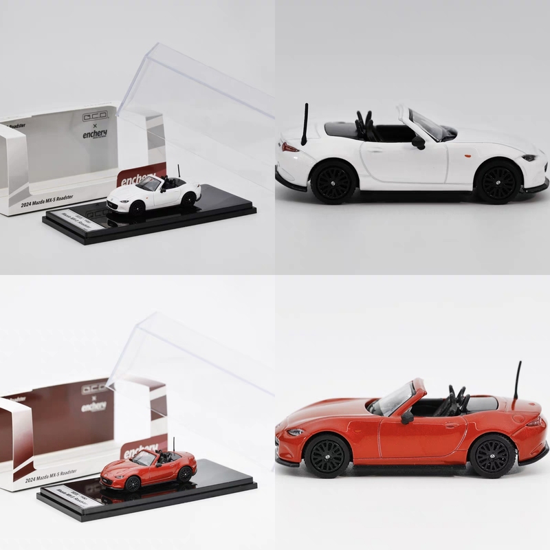 Gcd&Encherye 1:64 Mazda Mx-5 Rf Convertible Alloy Car Model