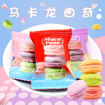 Aq Bear Macaron cookie sandwich biscuits 500g about 50 knots wedding candy fruit children creative snacks bulk