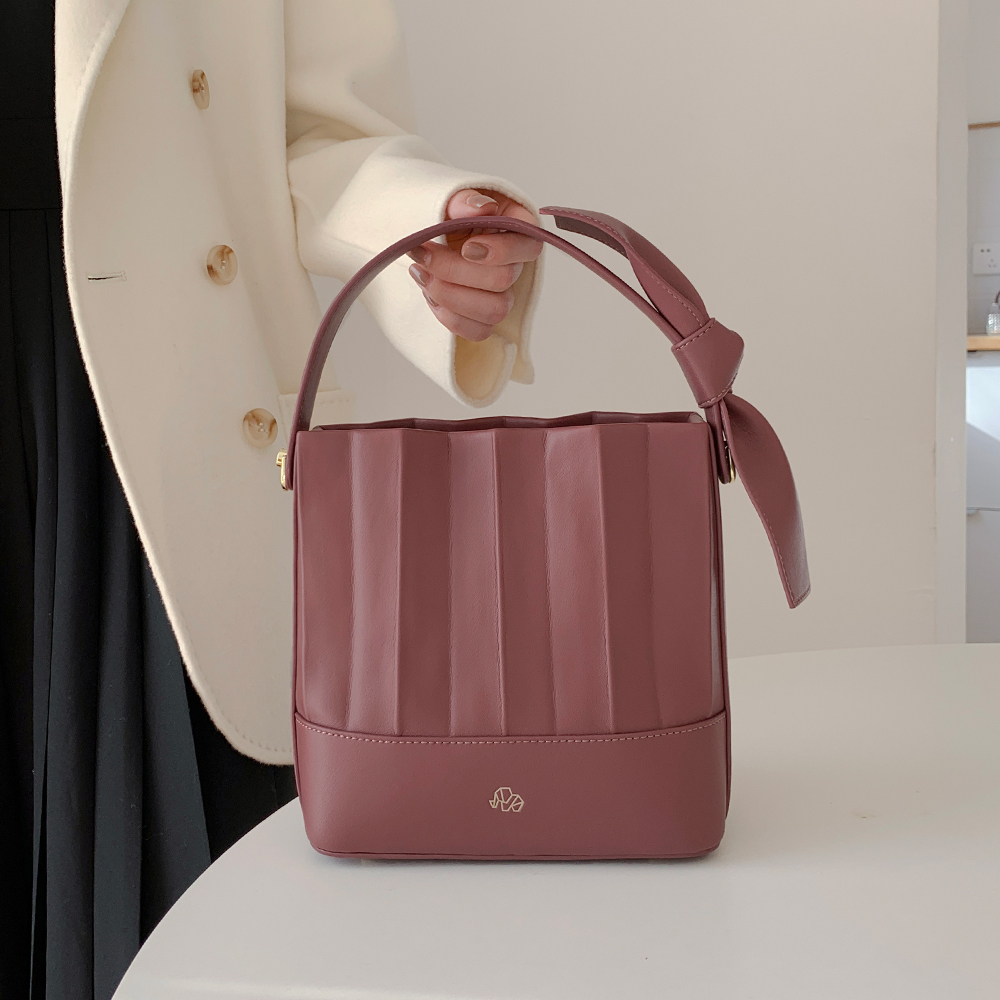 Micocah bag 2022 new bow bucket bag women's autumn and winter large capacity shoulder bag messenger bag original