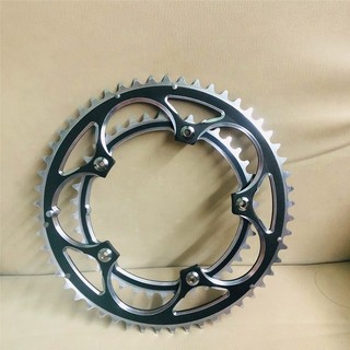 litepro公路双盘牙盘一体方孔39/53t改装SP8升级SP18折叠车BCD130