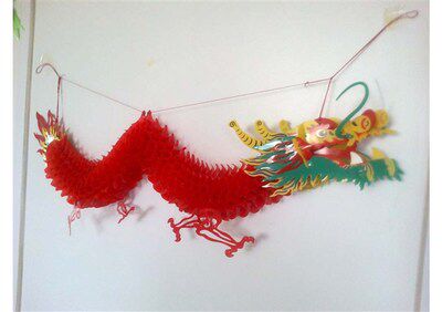Dragon Lantern Dragon Paper Cutting Dragon Decoration Dragon Large Large Dragon Flower Light Mid Autumn Spring Festival Hanging