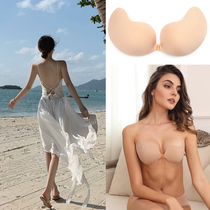 Suitable for wearing suspender skirts with underwear halter evening dresses special large-breasted wedding bras invisible bras on the back