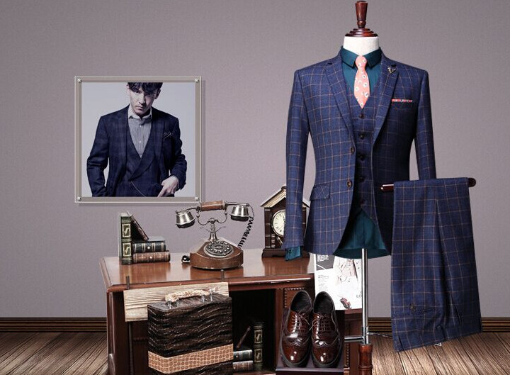 Costume homme en laine pour Quatre saisons - Ref 1554559 Image 28