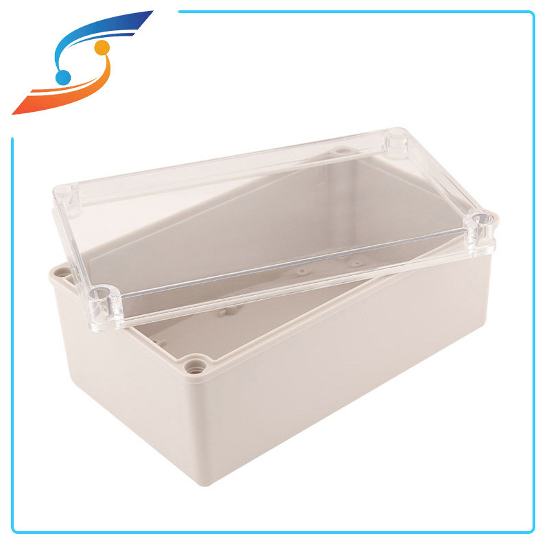 Waterproof junction box indoor and outdoor transparent cover 150 * 250 * 100 Power overwire box anti-dust abs sealed rain-proof box