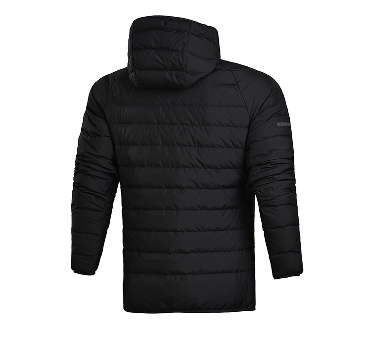 Li Ning ngắn xuống áo khoác nam loạt đào tạo mùa đông ấm áp 90% vịt trắng xuống đồ thể thao áo phao lót lông