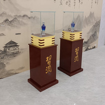 Liquor display stand Zhongdao booth glass paint Specialty Display Cabinet wine exhibition cabinet product display cabinet customization