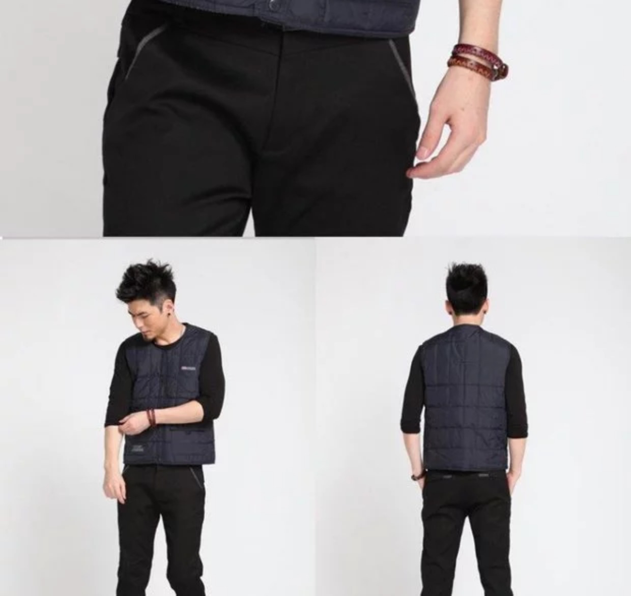 Mùa thu và mùa đông 2017 trung niên nam mới xuống vest nam xuống nhà sản xuất vest điên khuyến mãi đặc biệt - Áo thể thao áo khoác tập gym