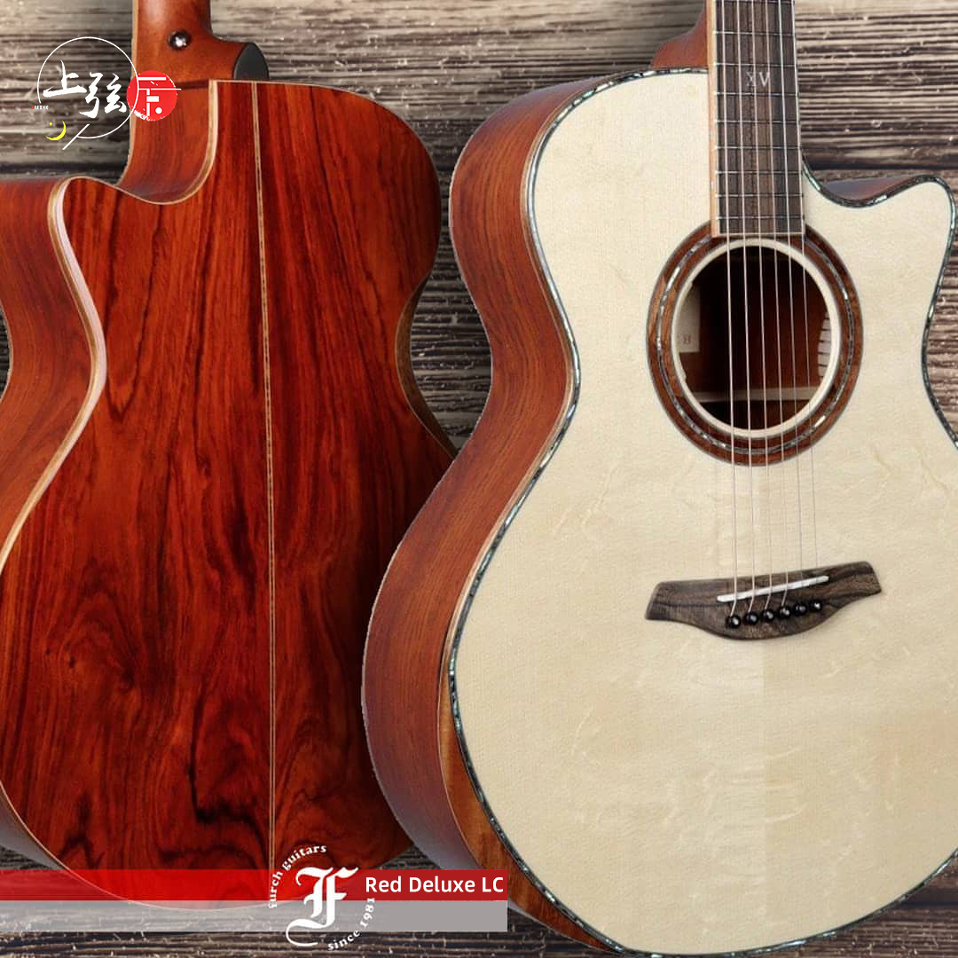 Fürch Fürch Red Deluxe Gc LC Czech Artisanal Harmonica Full Veneer Ballad guitar